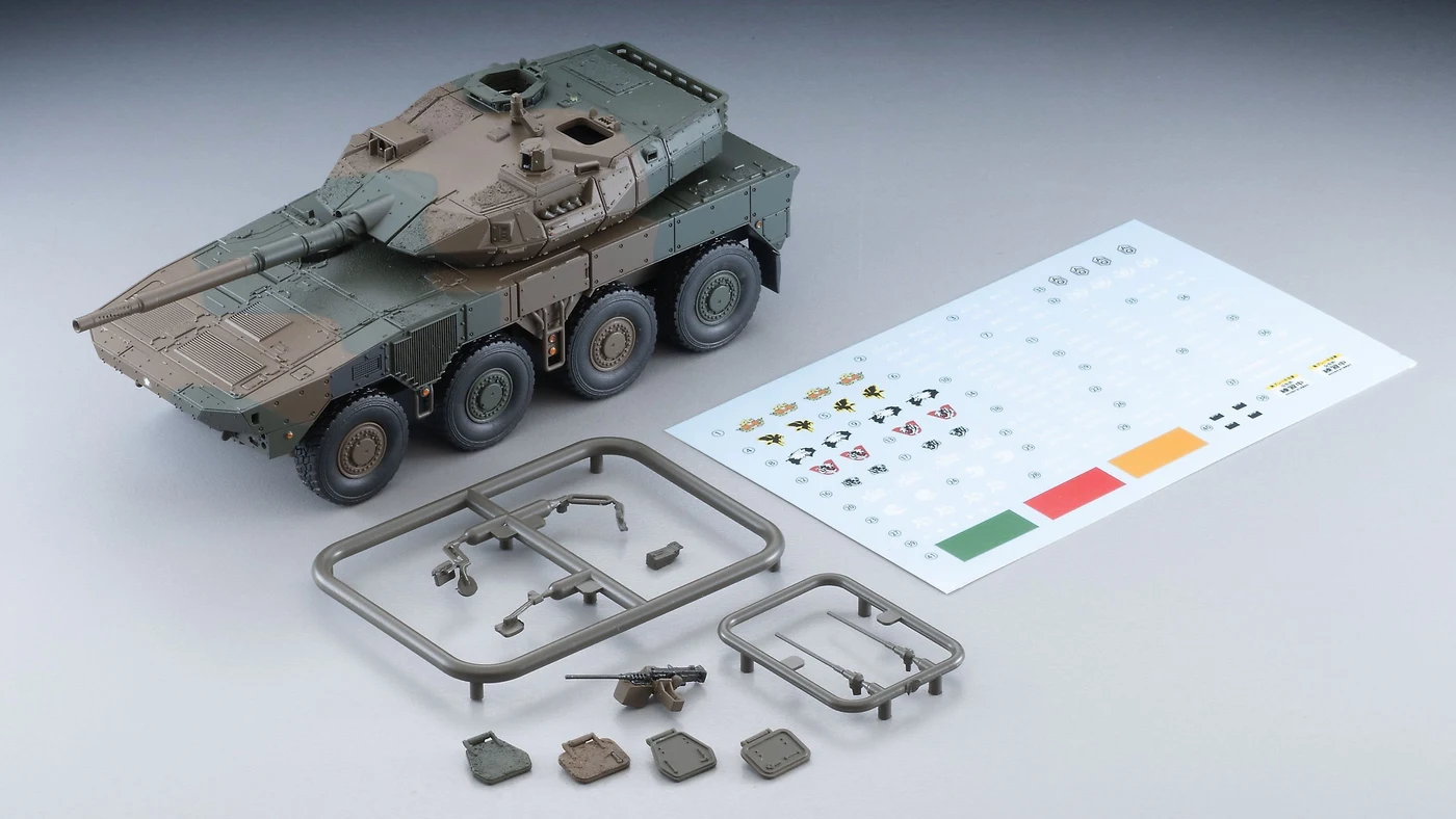 AS010車両本体、追加パーツ、水転写デカールの紹介。試作品です。