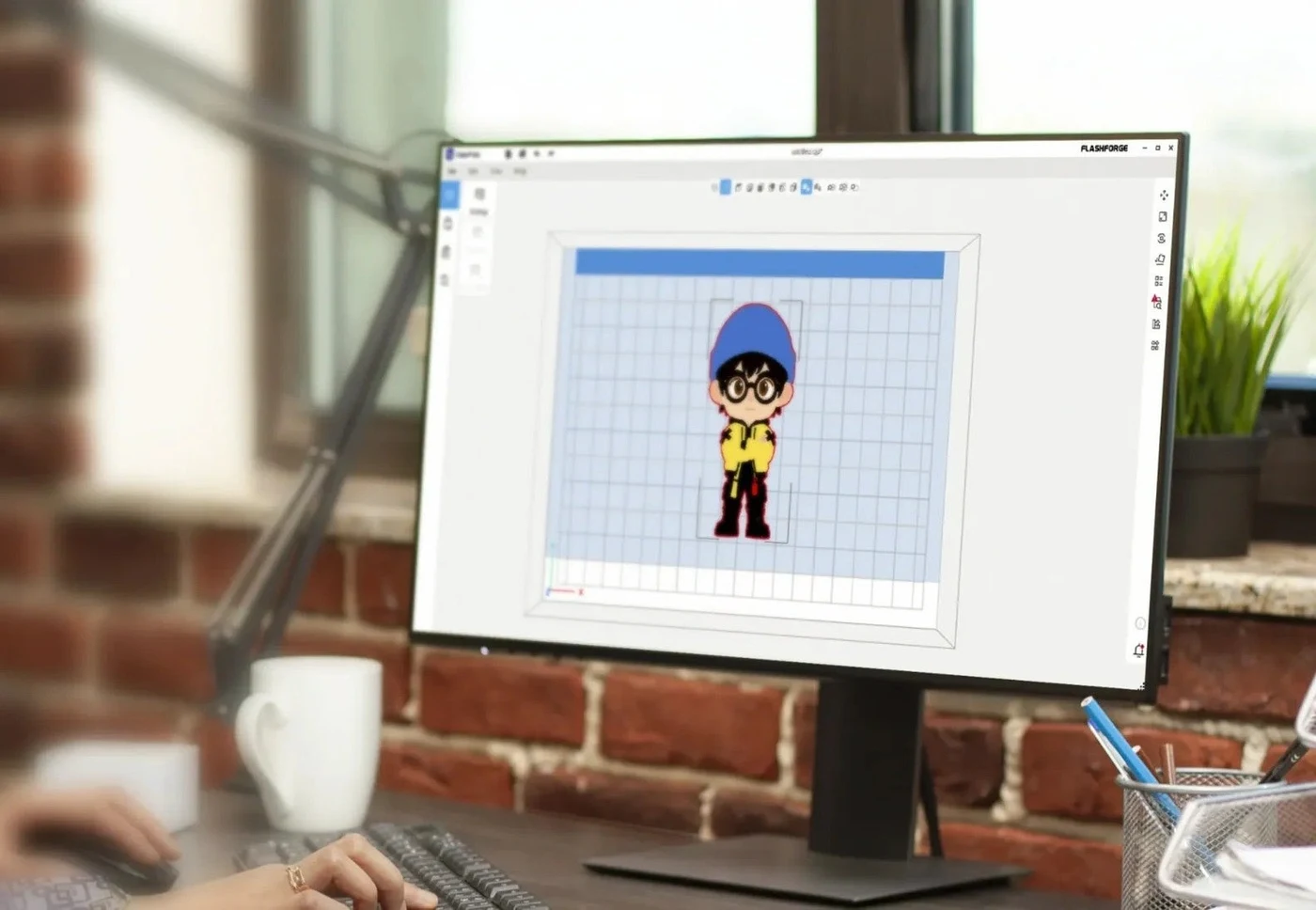 ColorPrintの公式紹介イメージ。PC・作例は本体の同梱品ではない